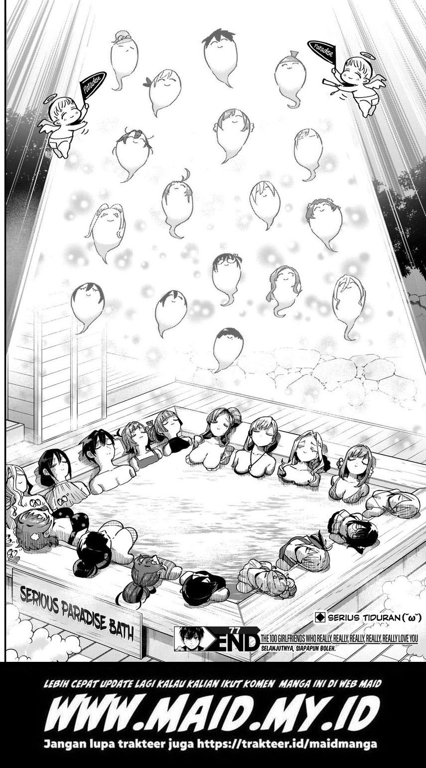Kimi no Koto ga Dai Dai Dai Dai Daisuki na 100-ri no Kanojo chapter 77